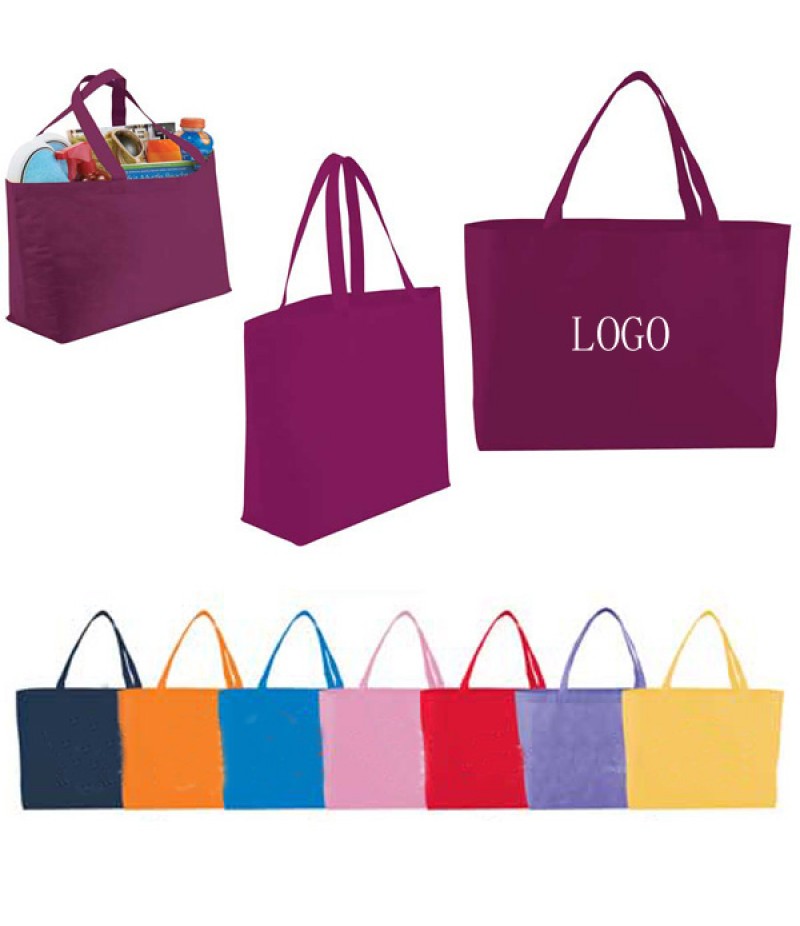 Shopper Tote Bag W/ Reinforced 19" Handles