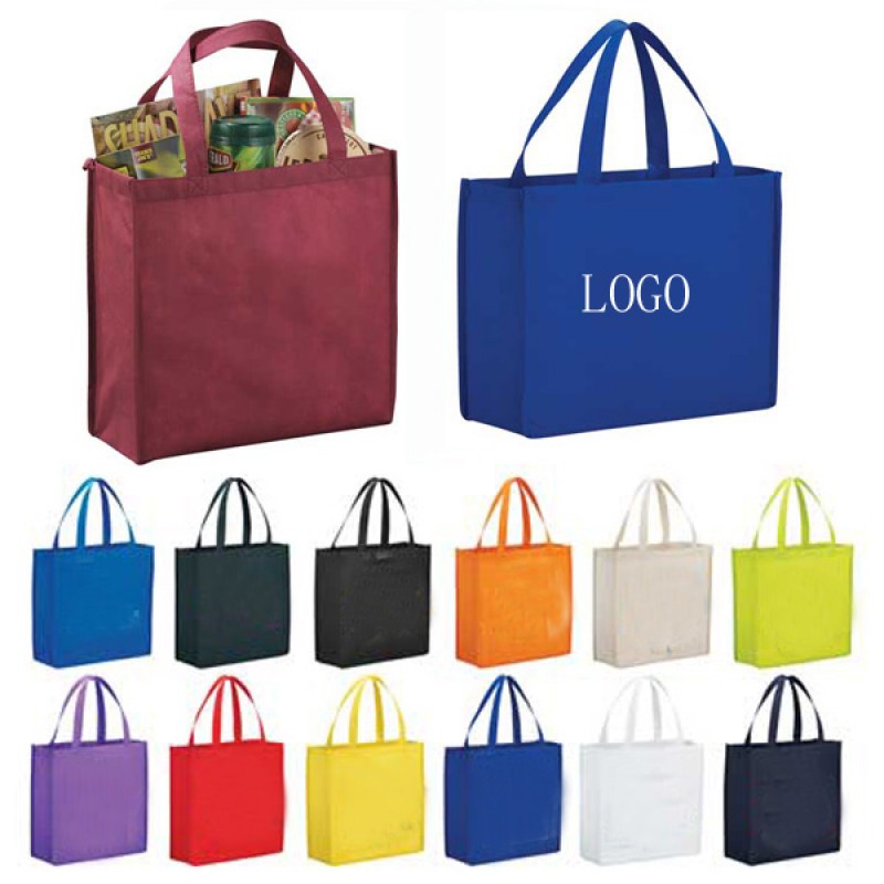 The Shopper Tote Bag W/ Reinforced 18" Handles - 13"X13"X5"