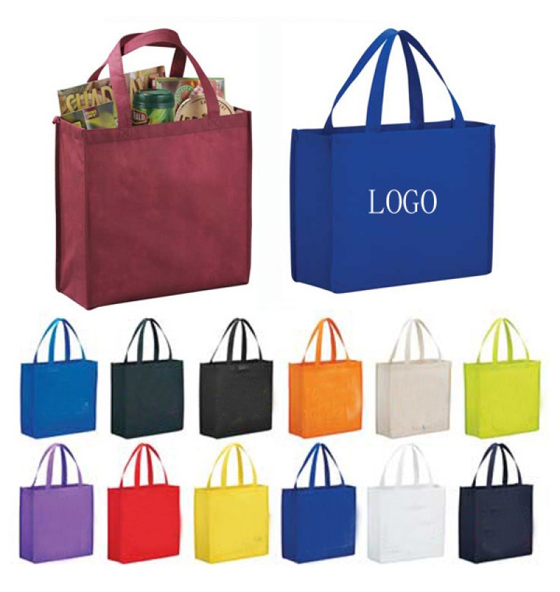 The Shopper Tote Bag W/ Reinforced 18" Handles - 13"X13"X5"