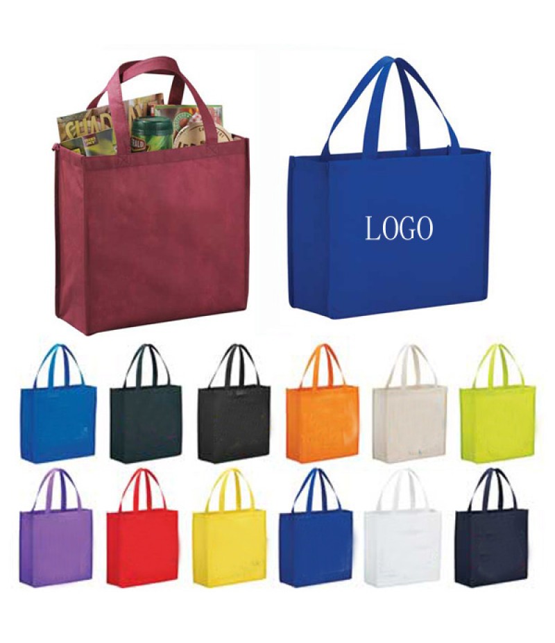 The Shopper Tote Bag W/ Reinforced 18" Handles - 13"X13"X5"