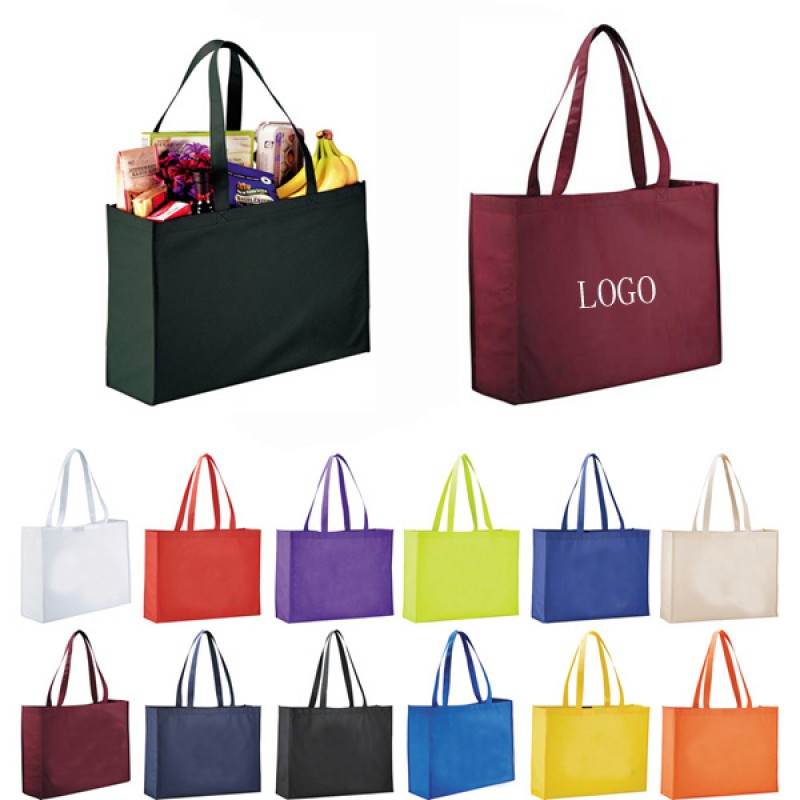 Big Grocery Tote Bag W/ Reinforced 30" Handles