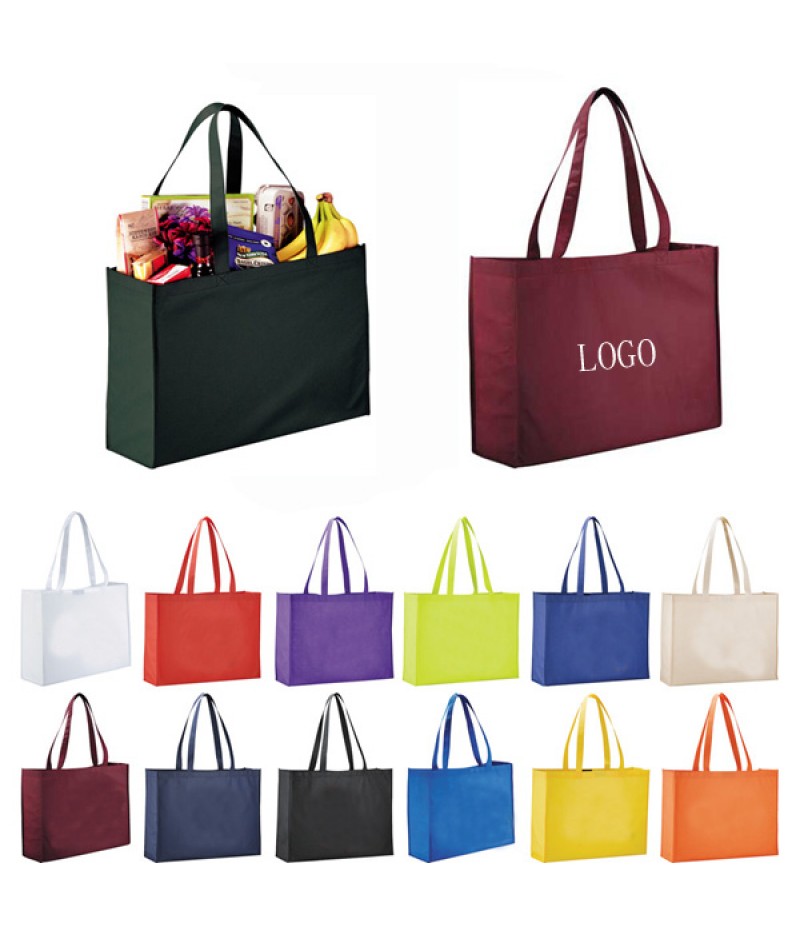 Big Grocery Tote Bag W/ Reinforced 30" Handles