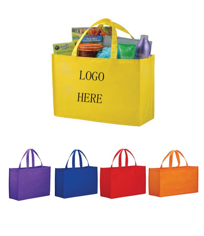 Shopper Tote Bag W/ Reinforced 18" Handles