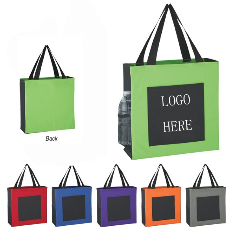 Shopper Tote Bag W/ Reinforced 18 1/2" Handles