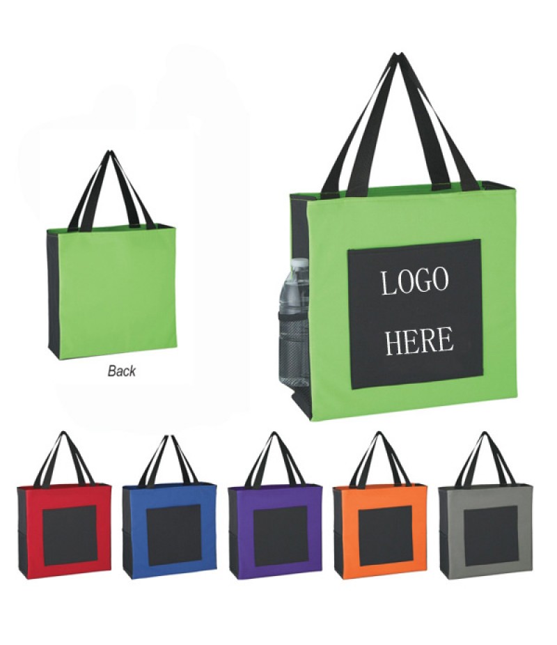 Shopper Tote Bag W/ Reinforced 18 1/2" Handles