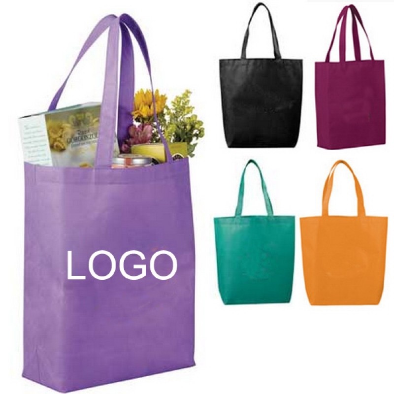 80 Gsm Non-Woven Polypropylene, Reusable & Recyclable Tote Bag - 15"X4 1/4"X13 1/2"