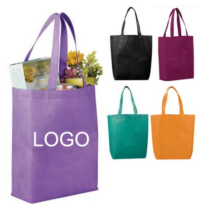 80 Gsm Non-Woven Polypropylene, Reusable & Recyclable Tote Bag - 15"X4 1/4"X13 1/2"