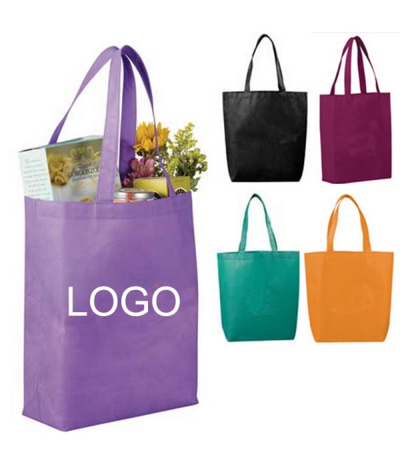 80 Gsm Non-Woven Polypropylene, Reusable & Recyclable Tote Bag - 15"X4 1/4"X13 1/2"