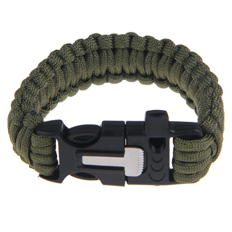 Survival Bracelet With Flintstone